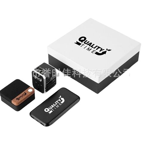 Gift Set: 2600–5200 mAh Power Bank, Bluetooth Speaker, Phone Holder, Car Charger and Adapter Plug