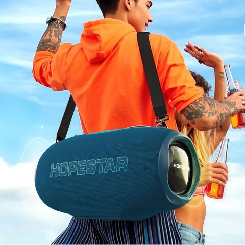 Портативная Bluetooth-колонка HOPESTAR H86, 180 Вт, три динамика, IPX5, аккумулятор 24000 мА·ч, ремень