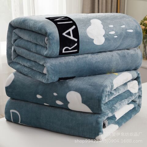 Thin Flannel Blanket and Bedspread, 100% Polyester, 160 gsm, Super Soft, 70×100 to 200×230 cm, 15 Prints
