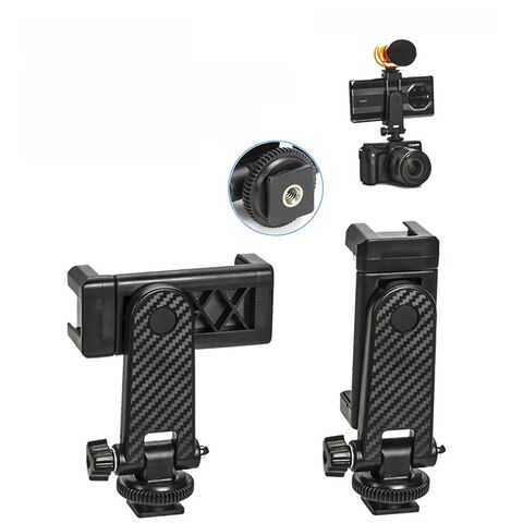 Держатель для телефона Yunteng 007 с креплением на башмак (cold/hot shoe), поворотный, для штатива