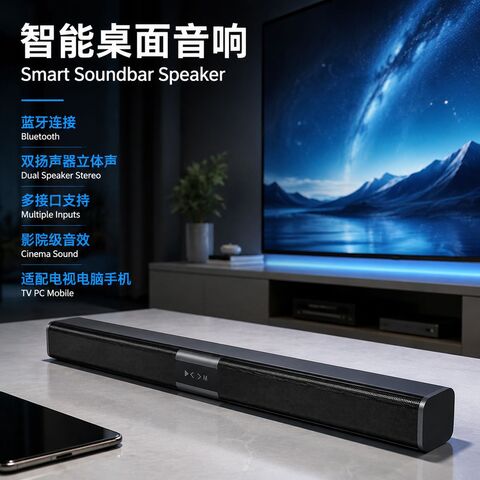 Bluetooth-колонка 5011, длинный корпус с сабвуфером, для ТВ и телефона, USB