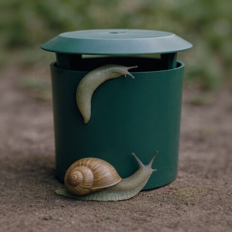 Plastic Snail and Slug Trap, Bait House for Vegetable Garden, Garden and Greenhouse