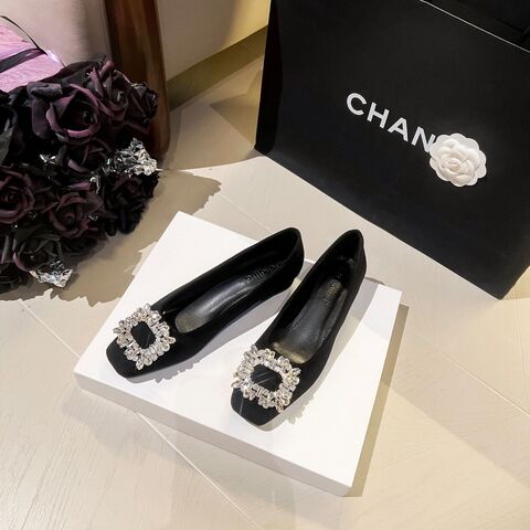 Sendijia women's shoes with rhinestone square buckle, suede, 3 or 5 cm block heel