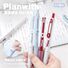 Гелевые ручки Planwith Hive с мягким сотовым грипом, 0,5 мм, наконечник ST, автоматические