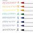 Гелевая ручка Zebra JJ6 Rainbow автоматическая, 0,5 мм, сменный стержень, для учёбы