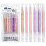 Цветная гелевая ручка Heshuo 0441 для чёрной бумаги, 0,8 мм, для скетчинга, леттеринга и ежедневника