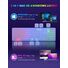 Беспроводной комплект клавиатура и мышь JOMAA с RGB-подсветкой, 2,4 ГГц, аккумуляторный, эргономичный