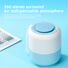 Портативная Bluetooth-колонка PLUZZ A102 с подсветкой, 6 Вт, Bluetooth 5.3, микрофон, слот microSD, 2000 мА·ч