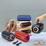 Портативная Bluetooth-колонка KMS-263, 20 Вт, 2 динамика и пассивные мембраны, RGB, IPX4