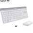 Беспроводной комплект клавиатура и мышь Logitech MK470, тонкий, тихие клавиши, USB-приёмник, для офиса