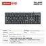 Проводной комплект клавиатура и мышь MK13 для офиса и игр, USB, 1600 dpi, длина кабеля 1,5 м