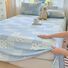 Простыня Qiandie из 100 % хлопка, класс А, цветочный принт, 60s, 160×230–230×250 см, с наволочками
