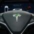 Декоративные наклейки со стразами для Tesla Model 3 / Model Y на руль, логотипы, ручки дверей, ABS
