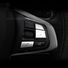 Светопропускающие накладки на кнопки руля для BMW 5 и 7 серии (525Li), 7 кнопок, ABS с хромом