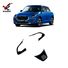 Декоративные накладки на руль для Suzuki Swift ZC/ZD 2024, ABS, 3 шт., карбон / глянцевый чёрный