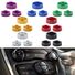 Декоративные кольца на ручки климат-контроля Dodge Challenger 2015–2022, Durango, Jeep Grand Cherokee, алюминий