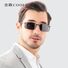 Мужские поляризационные солнцезащитные очки Coolsir 6129, металлическая оправа, алюминиевые заушники, UV400