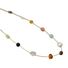 Колье Miya Sophia Jewelry из кристаллов неправильной формы и жемчуга, тонкая цепочка, длина 45+5 см