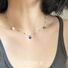 Колье с подвеской-яблоком с эмалью Kaitin Jewelry, короткая цепочка по ключицы, сплав, длина 41–50 см