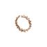 Открытое кольцо Miya Sophia Jewelry «Ромашка» со 110 фианитами, медь с покрытием розовым золотом, регулируемое