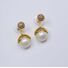 Серьги-пусеты Miya Sophia Jewelry из латуни с позолотой в минималистичном стиле, 8 моделей