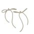 Серьги-кисти Miya Sophia Jewelry с бантом из искусственного жемчуга, ручное плетение, швенза из серебра 925