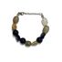 Колье YK Jewelry из разноцветных натуральных камней неправильной формы, винтажный стиль, 38+5 см