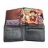 Кошелёк короткий One Piece (Ван-Пис) с Зоро, Луффи, Эйсом и Чоппером, экокожа PU, складной, 11,5×9,5 см