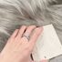 Кольцо женское FRIDAY JEWELRY регулируемое, открытое, с россыпью фианитов, латунь, в стиле ретро, на указательный палец