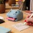 Настольный органайзер для стикеров Hippo-Campus в виде бегемота с 3 шаблонами, PLA, 10 × 9 × 7 см