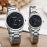Парные кварцевые часы WEIDY WD6101-3, календарь, металлический браслет, мужские 40 мм и женские 30 мм