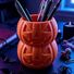 Подставка для ручек Canhuan в виде тыквы для Хэллоуина, 3D-печать из PLA, оранжевая, 8,7 × 8,6 × 9,9 см