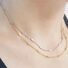 Цепочка на шею miya sophia jewelry, мелкое квадратное плетение, латунь с позолотой, 40–45 см + удлинитель