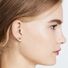 Серьги-гвоздики «Клевер» miya sophia jewelry с перламутром, латунь с позолотой, лепестки 1,2 см