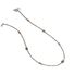 Колье из серого лабрадорита и речного жемчуга miya sophia jewelry, тонкое, ручная работа, 42 см + удлинитель