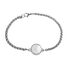 Медальон-капсула из нержавеющей стали с выпуклым стеклом BOSHI Jewelry, круглый, два ушка, 17–30 мм