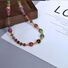 Колье из разноцветного турмалина Miya Sophia Jewelry, бусины, позолоченная медь, 42–43+5 см