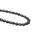 Колье miya sophia jewelry из пресноводного жемчуга барокко, павлиний зелёный перелив, застёжка-слиток, 37 см