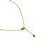 Колье-цепочка miya sophia jewelry с миниатюрной фигурной подвеской, латунь с позолотой, 41–50 см, 10 г