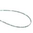 Колье из натурального аквамарина Mia Sophia Jewelry, бусины 3 мм, тонкое, длина 38+5 см