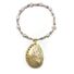Колье из натуральных ракушек YK Jewelry, морской стиль, титановая сталь, перламутр, 27 вариантов