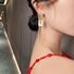Асимметричные серьги-подвески Kaitin Jewelry с кисточками и квадратами из акрила, серебряная игла