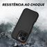 Противоударный чехол для iPhone 17 с магнитной подставкой, 3 слоя, MagSafe, поворотный клипс на ремень