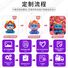 Bluetooth-колонка фигурная на заказ GUANGJI, силиконовый корпус, 2 динамика, 5 Вт, аккумулятор 800–1000 мА·ч