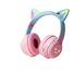 Беспроводные Bluetooth 5.1 наушники BT-618 с кошачьими ушками, накладные, увеличенное время работы