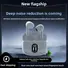 Наушники Junyiniao вкладыши Bluetooth со стереозвуком, шумоподавлением при звонках, увеличенное время работы