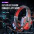 Игровая Bluetooth-гарнитура T830 накладная, с микрофоном и RGB-подсветкой, для телефона и ноутбука