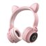 Полноразмерные Bluetooth-наушники в форме кошачьих ушек, складные, со слотом для карты памяти