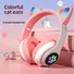 STN-28 — накладные Bluetooth-наушники с кошачьими ушками и подсветкой