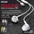 Проводные наушники-вкладыши WEKOME YB03 (King Kong) с микрофоном, для 3,5 мм, Lightning и Type-C